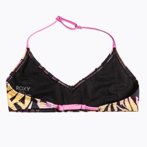 Vaikiškas dviejų dalių maudymosi kostiumėlis ROXY Active Joy Basic Triangle Set anthracite zebra jungle girl