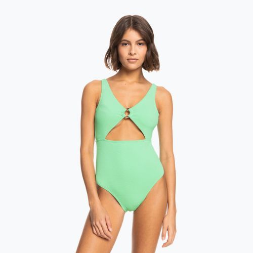 Moteriškas vientisas maudymosi kostiumėlis ROXY Color Jam absinthe green