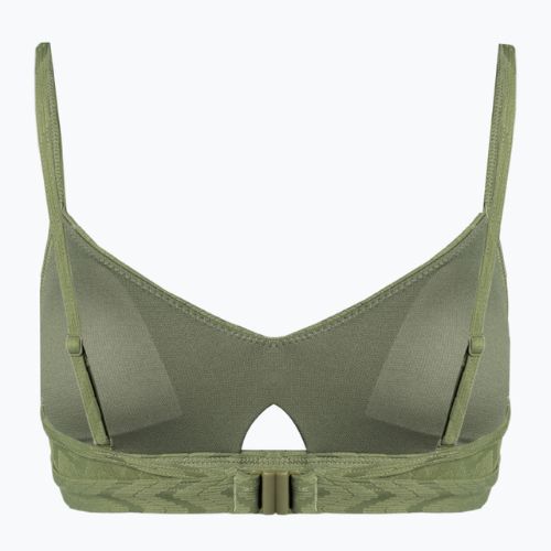 ROXY Current Coolness Bralette maudymosi kostiumėlio viršutinė dalis loden green