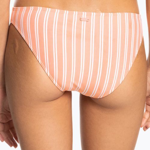 ROXY Into The Sun papaya punch novelta stripe swim suit bottom h