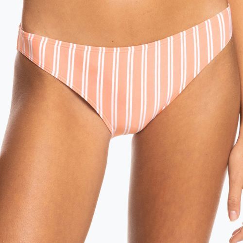 ROXY Into The Sun papaya punch novelta stripe swim suit bottom h