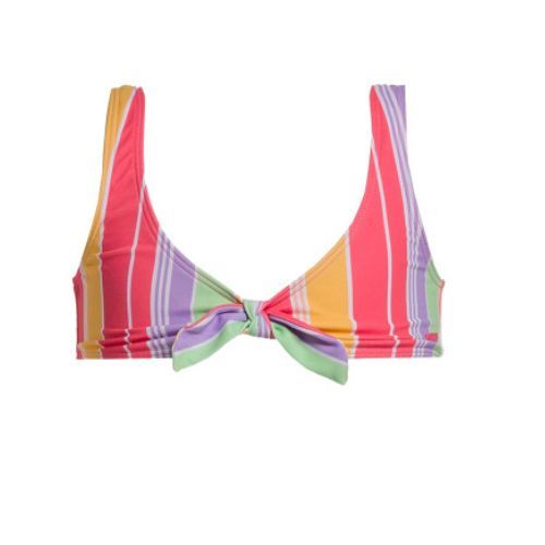 Vaikiškas dviejų dalių maudymosi kostiumėlis ROXY Ocean Treasure Bralette Set sunkissed coral salty sunset