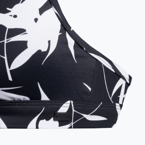 ROXY Love The Cross Step maudymosi kostiumėlio viršutinė dalis antracite surf trippin bico s