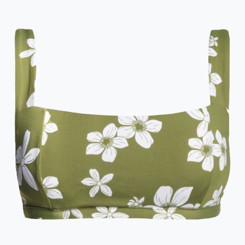 ROXY Retro D-Cup maudymosi kostiumėlio viršutinė dalis loden green surfrider spirit s