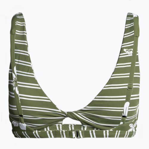 ROXY Retro Revo Twist maudymosi kostiumėlio viršutinė dalis loden green surfrider spirit s