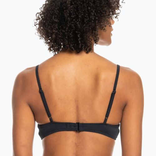 ROXY Love The Surf Knot maudymosi kostiumėlio viršutinė dalis antracito spalvos