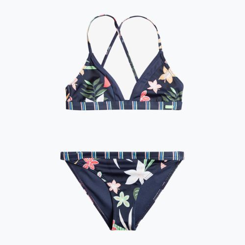 Vaikiškas dviejų dalių maudymosi kostiumėlis ROXY Vacay For Life Athletic Set mood indigo alma swim