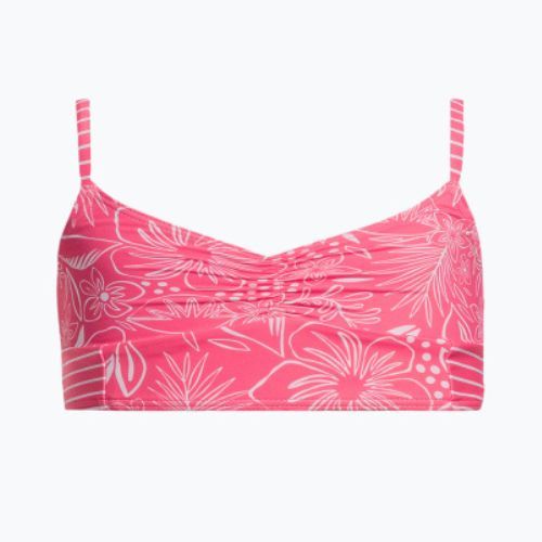 Vaikų dviejų dalių maudymosi kostiumėlis ROXY Vacay For Life Crop Top Set sunkissed coral tropical tide