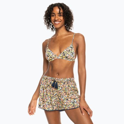 Moteriški maudymosi šortai ROXY Salty Tan mood indigo ditsy love