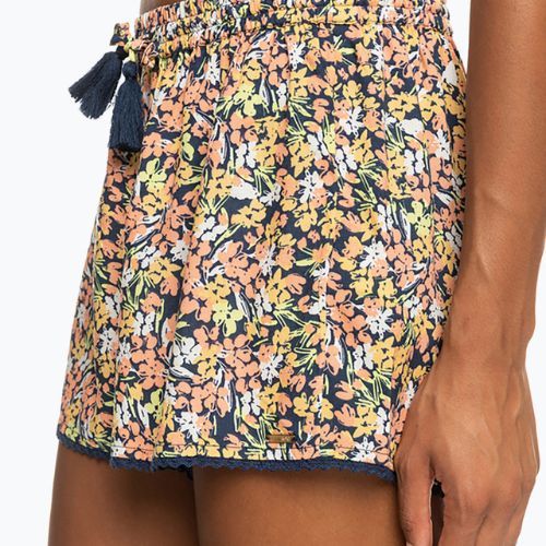 Moteriški maudymosi šortai ROXY Salty Tan mood indigo ditsy love