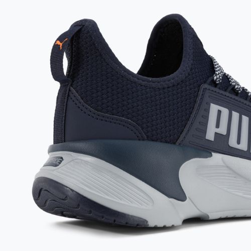 Vyriški bėgimo batai PUMA Softride Premier Slip-On navy/platinum gray/ultra orange
