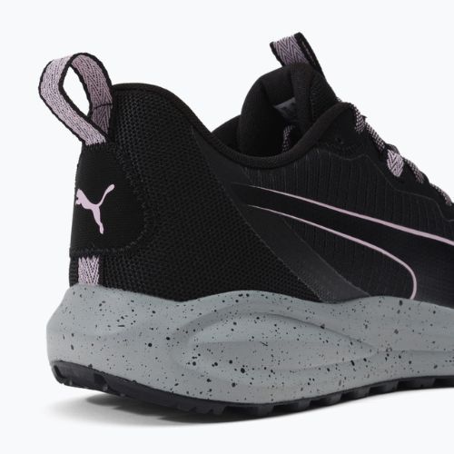 PUMA Twitch Runner Trail vyriški bėgimo bateliai black 376961 12
