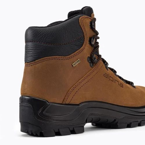 Moteriški trekingo batai Alpina Tundra rudi