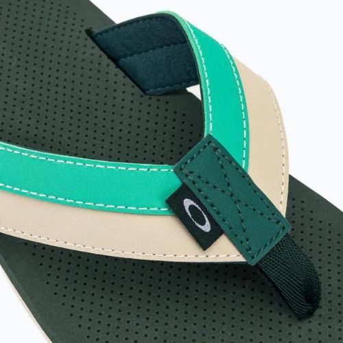 Oakley vyriškos šlepetės Burke Flip Flop green FOF1004197BC