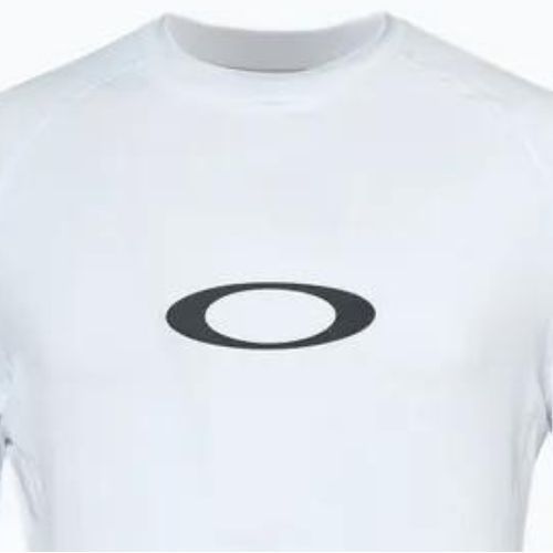 Oakley Ellipse Rashguard vyriški maudymosi marškinėliai balti FOA403767100