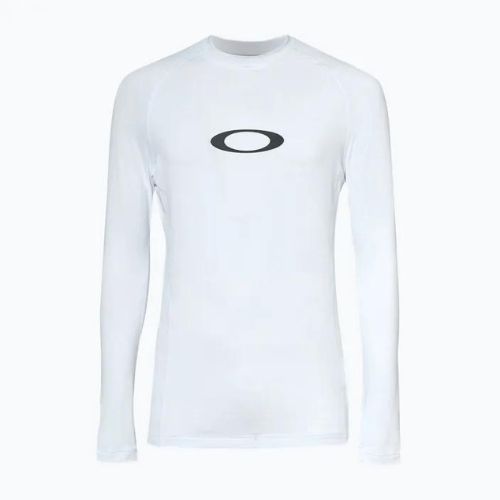 Oakley Ellipse Rashguard vyriški maudymosi marškinėliai balti FOA403767100