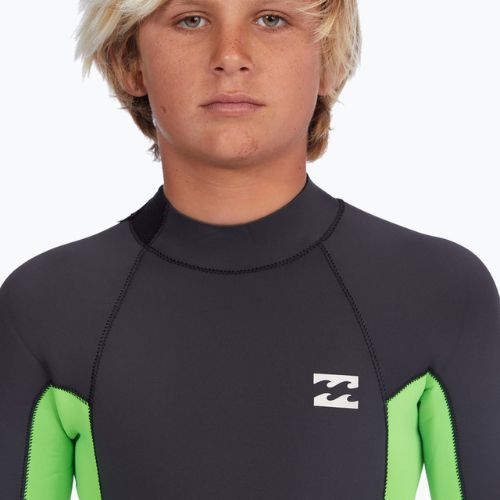 Billabong 3/2 Boys Absolute BZ GBS Full neoninės žalios spalvos vaikiškas hidrokostiumas