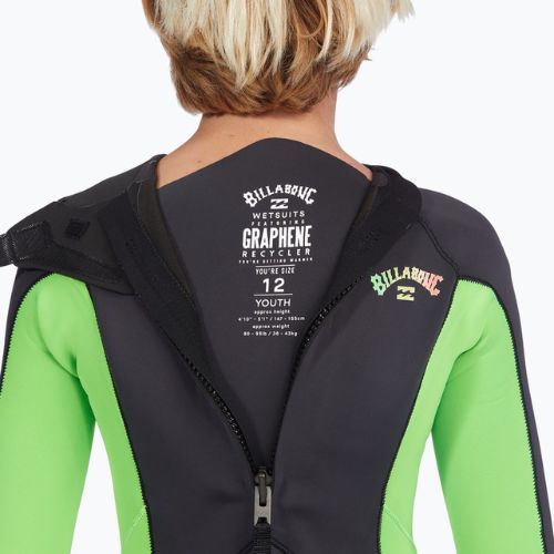 Billabong 3/2 Boys Absolute BZ GBS Full neoninės žalios spalvos vaikiškas hidrokostiumas