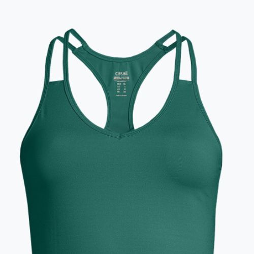 Casall moterų V-Neck Racerback treniruočių liemenėlė žalia 22154