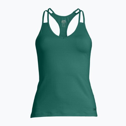 Casall moterų V-Neck Racerback treniruočių liemenėlė žalia 22154