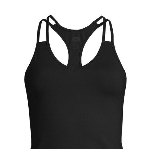 Casall V-Neck Racerback moteriška treniruočių liemenėlė juoda 22154