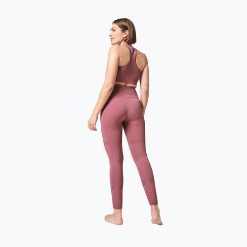 Moteriškos treniruočių tamprės Casall Essential Block Seamless High Waist pink 21514