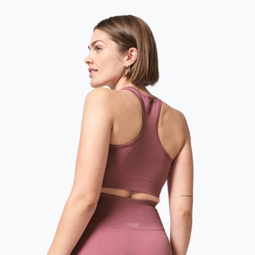 Casall Essential Block Seamless Sport moteriška treniruočių viršutinė dalis rožinė 22114