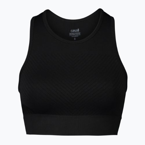 Casall Essential Block Seamless Sport moteriška treniruočių viršutinė dalis juoda 22114