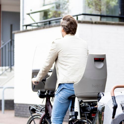 Dviračio sėdynė bobike Exclusive Maxi Plus safari chick