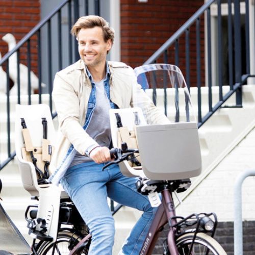 Dviračio sėdynė bobike Exclusive Maxi Plus safari chick