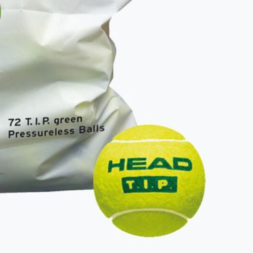 HEAD Tip Green 72 vaikiški teniso kamuoliukai žali 578280