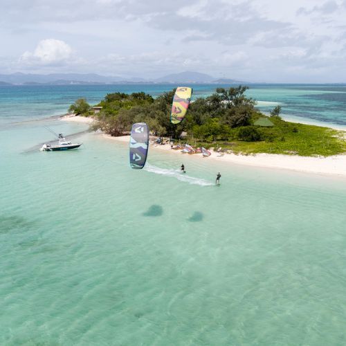 DUOTONE Evo SLS 2023 jėgos aitvaras jėgos aitvarų sportas geltonas 44230-3013