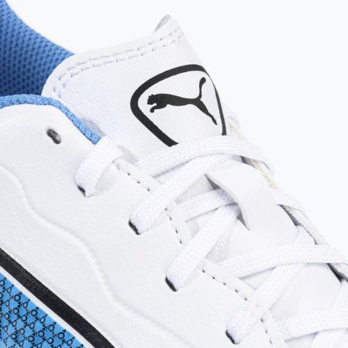 Vaikiški futbolo bateliai PUMA King Match FG/AG balti 107266 01