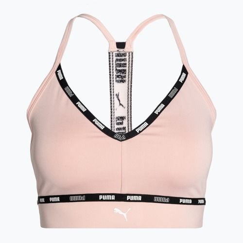 PUMA Low Impact Puma Strong Strappy fitneso liemenėlė rožinė 522225 66