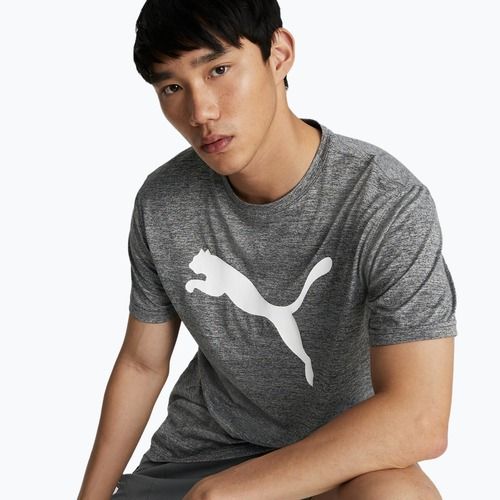 Vyriški treniruočių marškinėliai PUMA Train Fav Heather Cat grey 522352 01