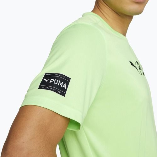 Vyriški treniruočių marškinėliai PUMA Fit Logo Cf Graphic green 523098 34