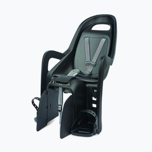 Polisport Groovy Maxi FF 29 juoda/pilka FO galinio rėmo dviračių sėdynė 8406000011