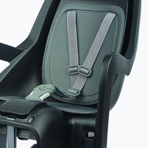 Polisport Groovy Maxi FF 29 juoda/pilka FO galinio rėmo dviračių sėdynė 8406000011