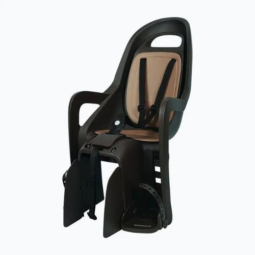 Polisport Groovy Maxi FF 29 ruda FO galinio rėmo dviračių sėdynė 8406000033