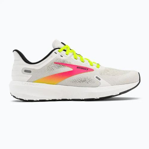 Brooks Launch 9 white/pink/nightlife vyrų bėgimo bateliai