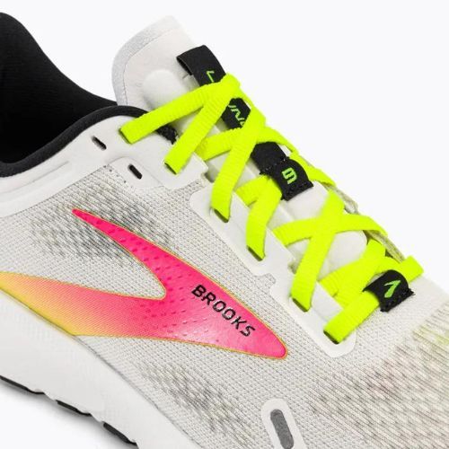 Brooks Launch 9 white/pink/nightlife vyrų bėgimo bateliai