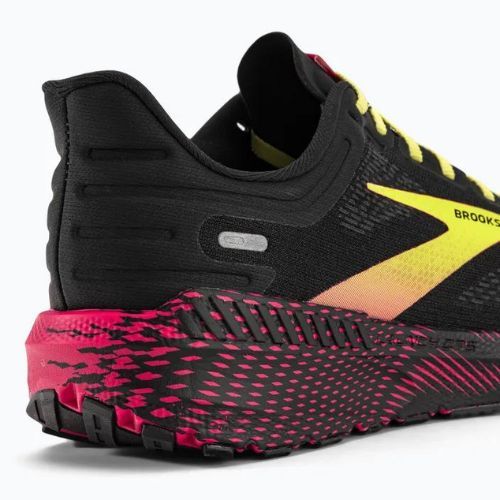 Brooks Launch GTS 9 vyriški bėgimo bateliai juoda/rožinė/geltona
