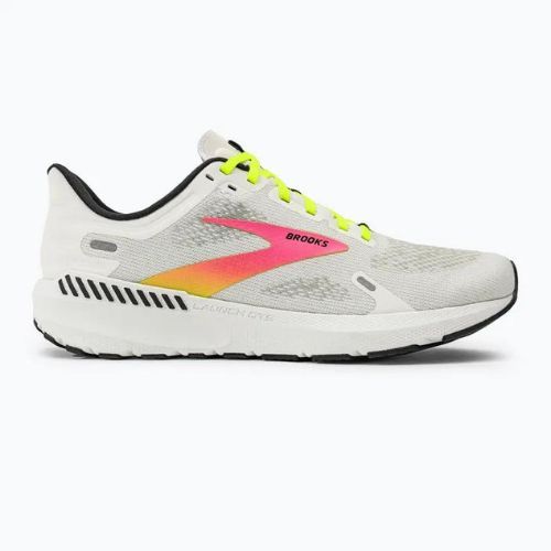 Brooks Launch GTS 9 white/pink/nightlife vyriški bėgimo bateliai