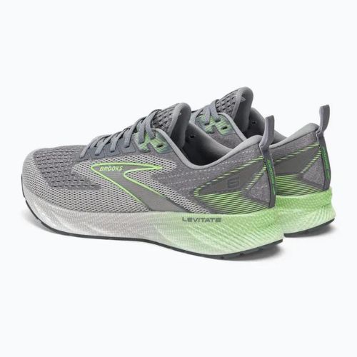 Brooks Levitate 6 vyriški bėgimo bateliai primer grey/neon green