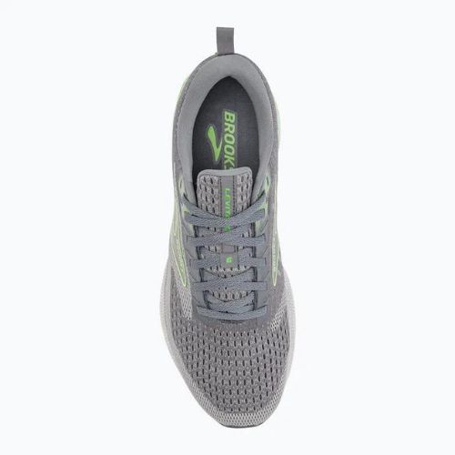 Brooks Levitate 6 vyriški bėgimo bateliai primer grey/neon green