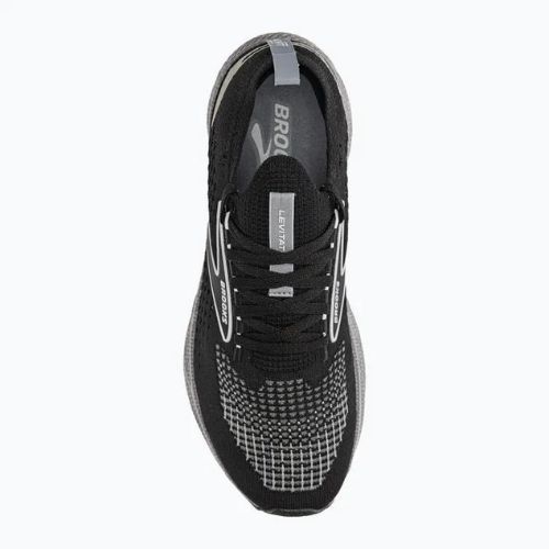Brooks Levitate StealthFit 6 vyriški bėgimo bateliai black/grey/oyster