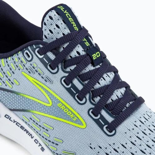 Moteriški bėgimo bateliai Brooks Glycerin GTS 20 light blue/peacoat/nightlife