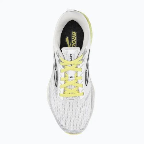 Brooks Levitate 6 moteriški bėgimo bateliai white/oyster/yellow