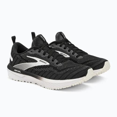 Brooks Revel 6 moteriški bėgimo bateliai juoda/juoda perlamutrinė/balta