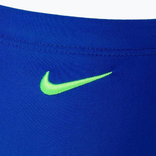 Nike daugiafunkciniai logotipai su kvadratinėmis kojomis, mėlynos spalvos, vaikiški maudymosi bokseriai NESSD042-494